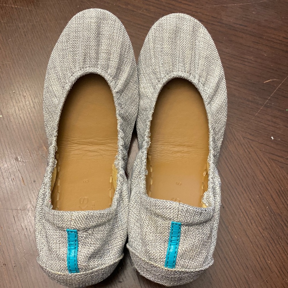 Tieks Gray Flats